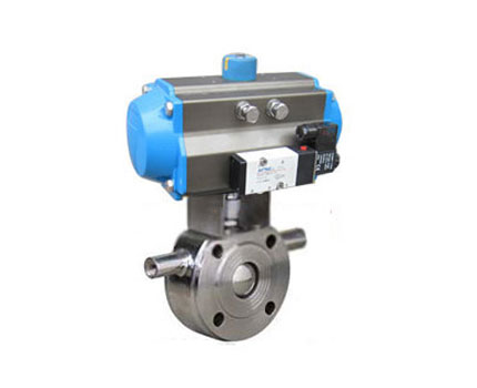 Pneumatic Insulated Wafer Type Ball Valve